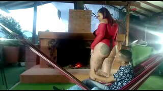 Mi fuck al la servo de motelo ĉar mia koramikino lasas min atendanta vidi ke culiada en la kameno kaj en la amaca kun lustylatinasex